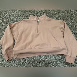 Peach colored QuarterZip